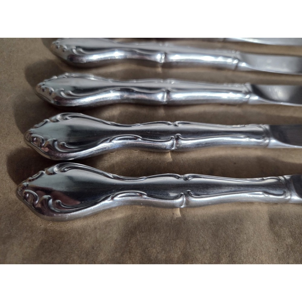 Oneida Community Cantata Stainless Flatware 5pc Knife Lot 9in Silverware - Picture 2 of 5